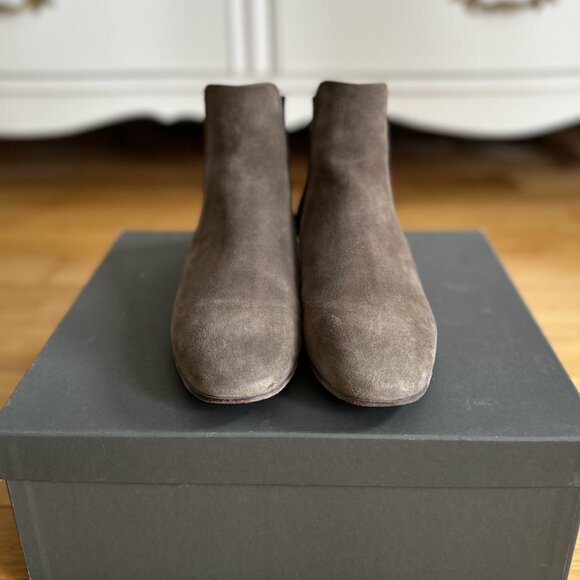 Taupe Suede Chelsea Boots | Size 37 - Picture 2 of 5